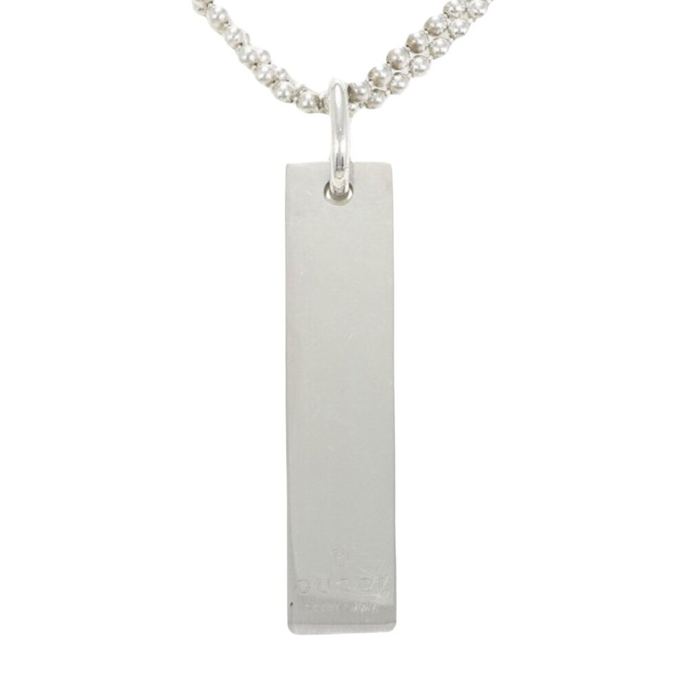 Gucci Double Chain Silver Necklace